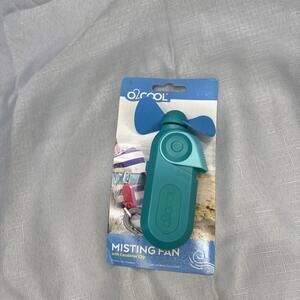 O2Cool Sport Carabiner Misting Pocket Fan - Green